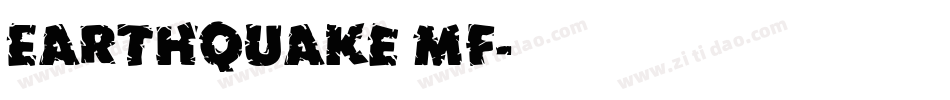 Earthquake MF字体转换